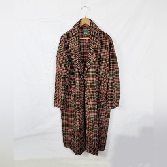 wild fable Jackets & Blazers - Women's Plaid Wild Fable Xxl Women's Coat